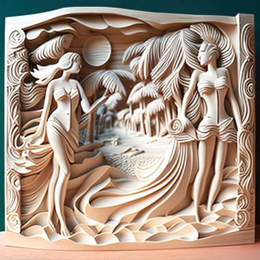 3D модель Краса і пляжний відпочинок в Аопулько (STL)